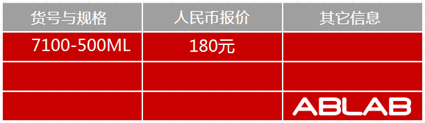 7100-細胞培養箱專用防霉無毒濕度用水